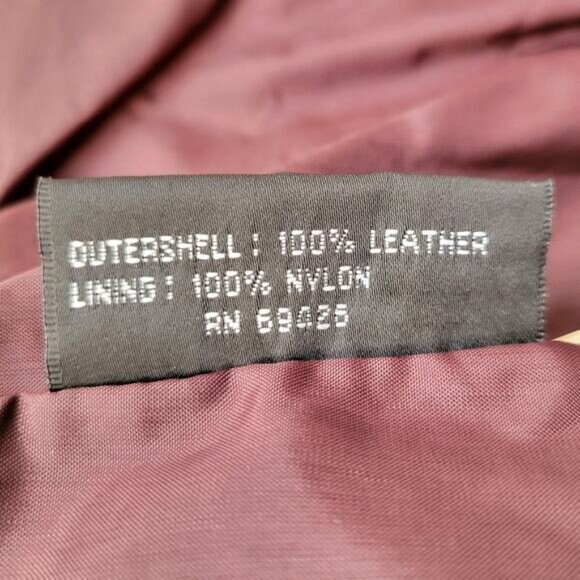 Wilsons Leather Maxima Jacket Women's XL Maroon Suede Lined Vintage 90s Y2K - Picture 15 of 16